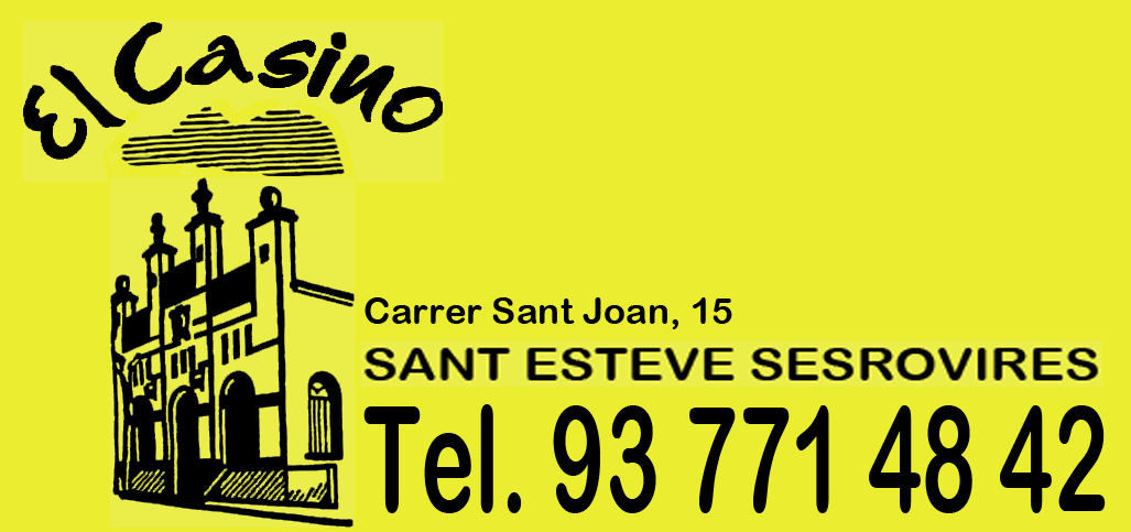 C/Sant Joan, 15
Dilluns a Divendres: 
Dissabtes i Diumenges: 
Tel. 93.771.34.31